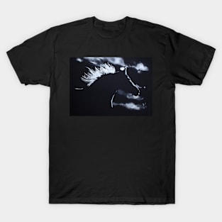 Running Wild - Silhouette of Horse T-Shirt